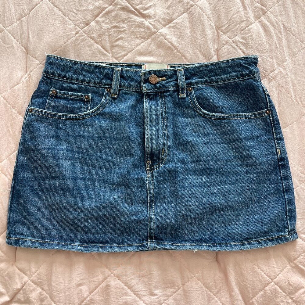 denim mini skirt 👖✨